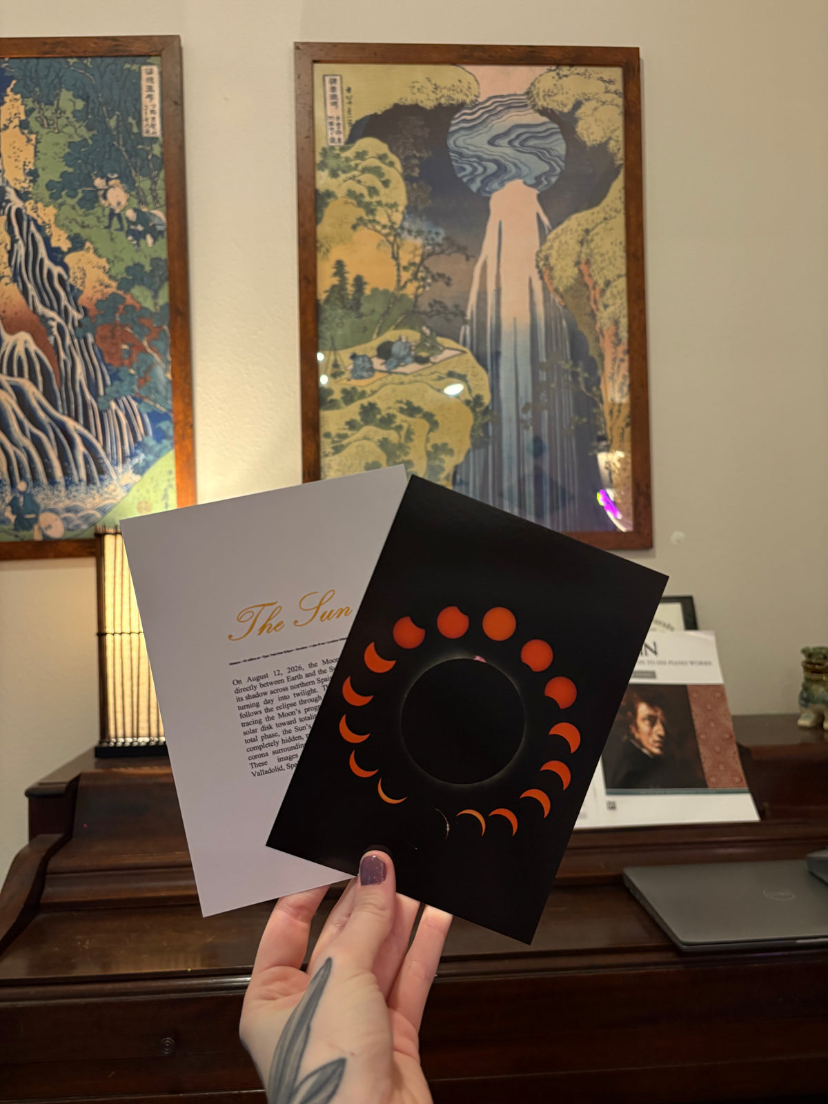 Solar Eclipse Postcard Print