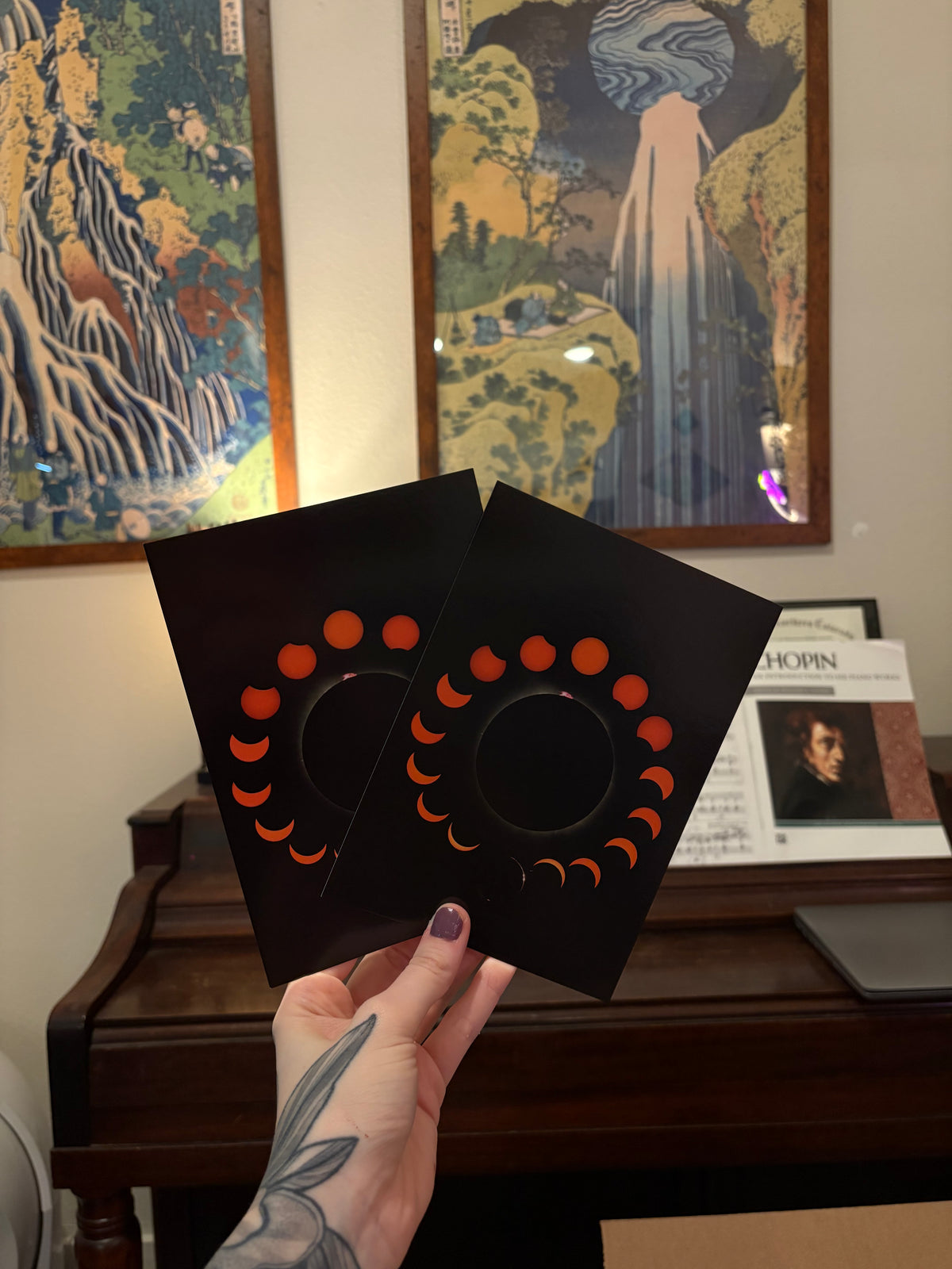 Solar Eclipse Postcard Print