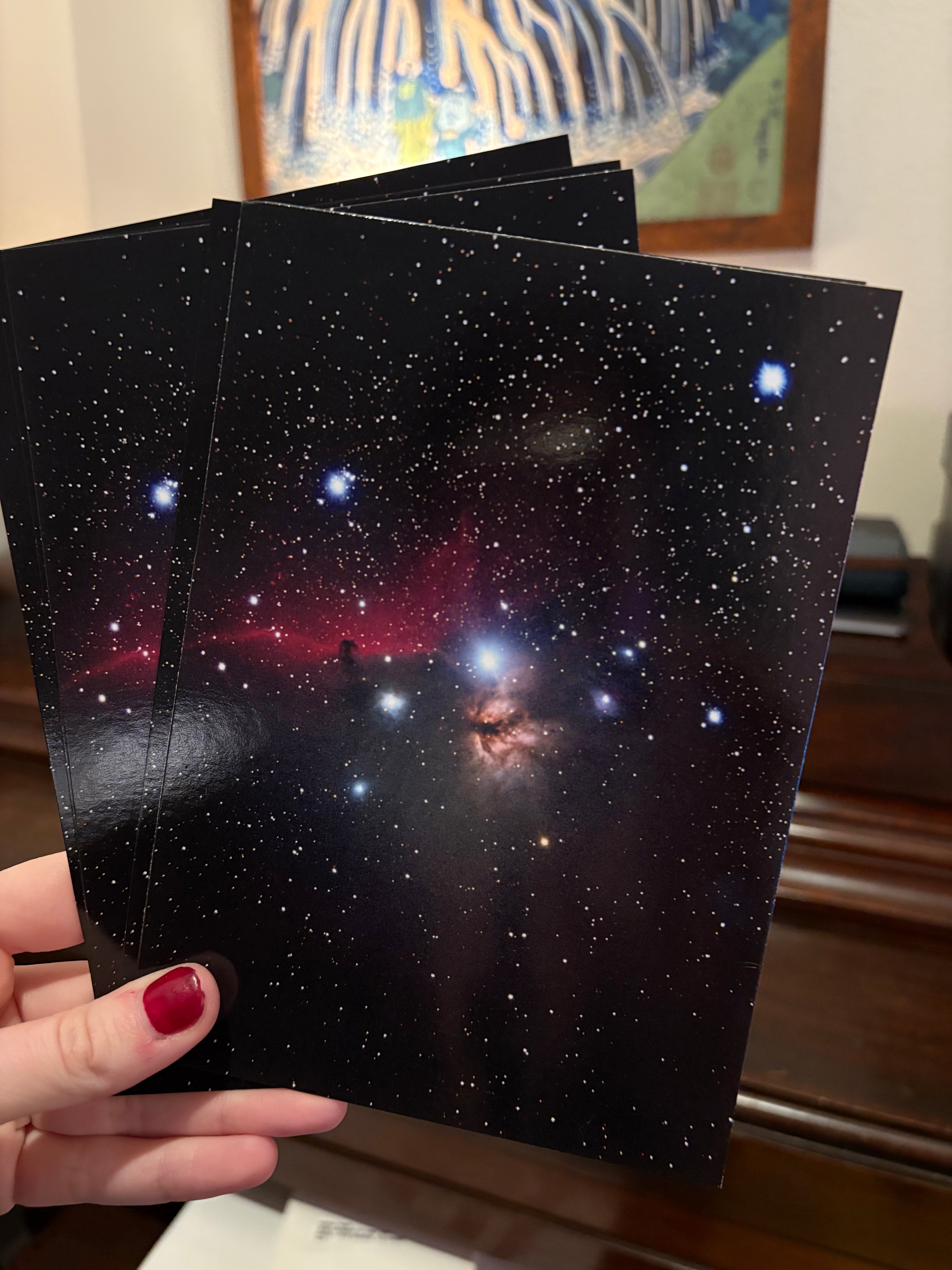 Horse Head & Flame Nebula Print